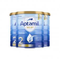 【新西兰直邮包邮】Aptamil 爱他美 金装2段 900克x3罐/箱（6-12个月）【收件人身份证必须上传】【新疆、西藏、内蒙古、青海、宁夏、海南、甘肃，需加收运费】